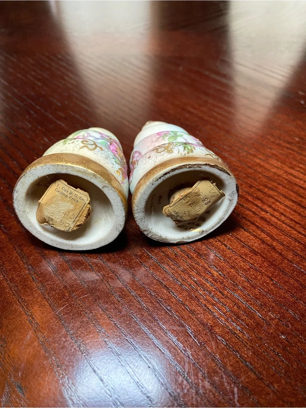 Hand-Painted Salt and Pepper shaker by Lecot Zapun
